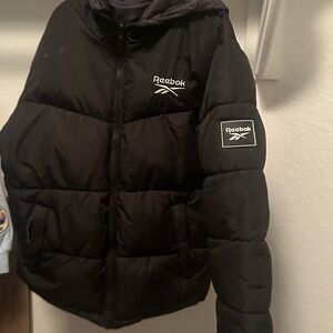 Reebok Black Puffer Jacket for Kids
